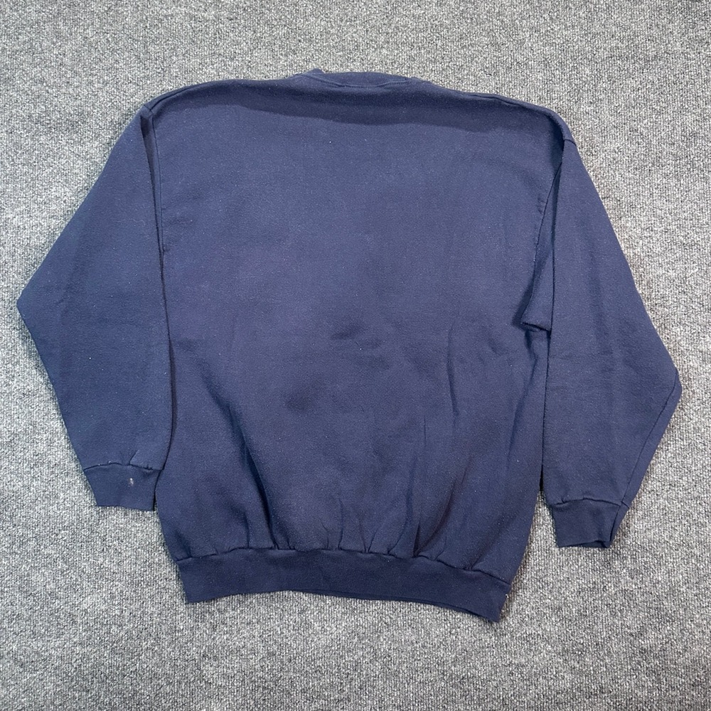 VTG 1995 Atlanta Braves Tultex Sweatshirt Men's Size XL Navy Blue MLB Crewneck - Picture 8 of 8